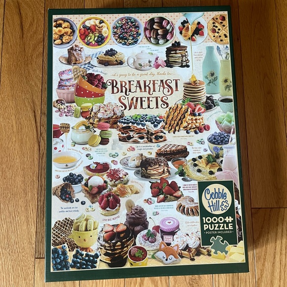 Cobble Hill 1000 pieces puzzle Breakfast Sweets - Picture 1 of 3